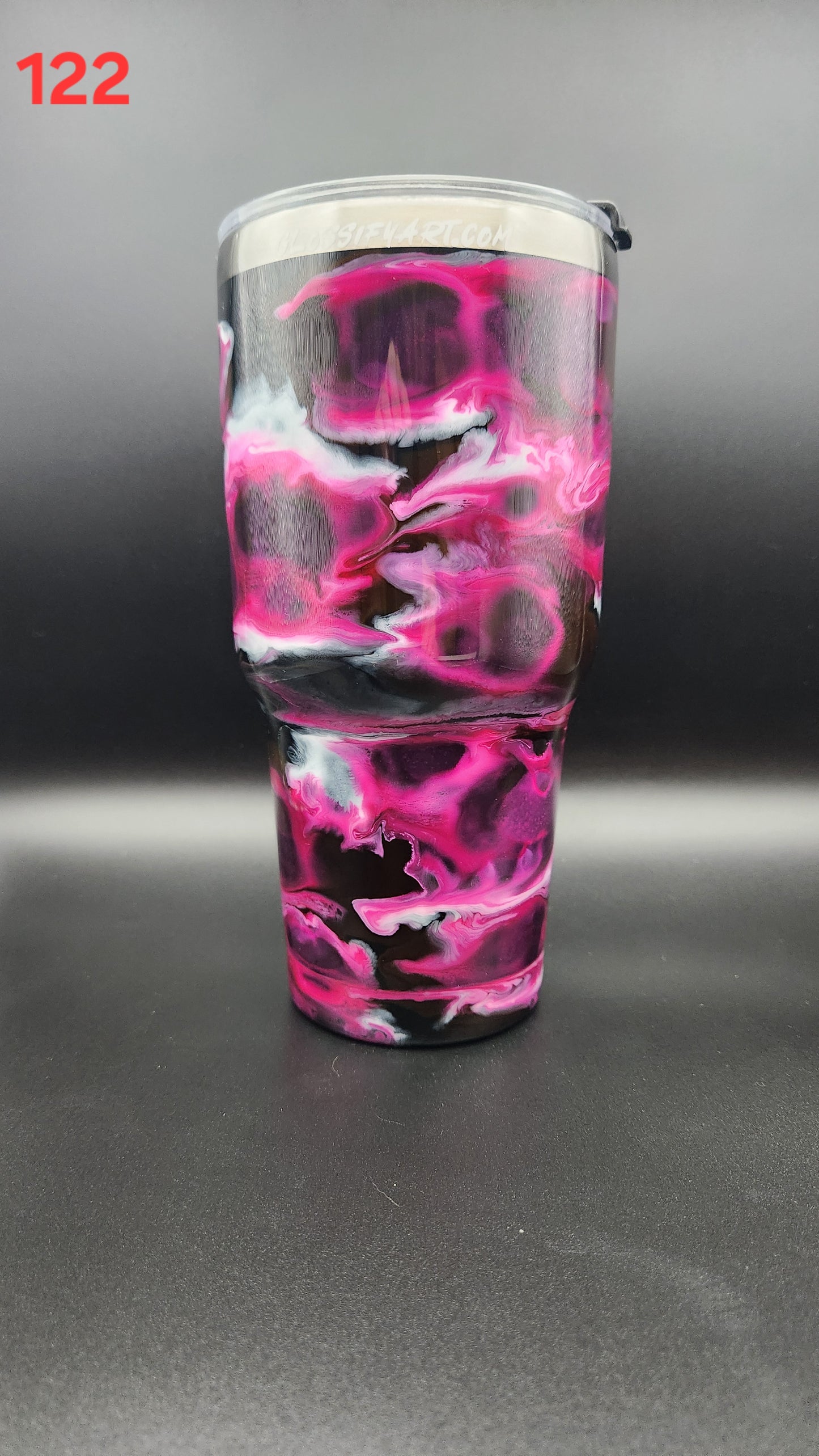 #122 30 oz Tumbler with Lid and Straw