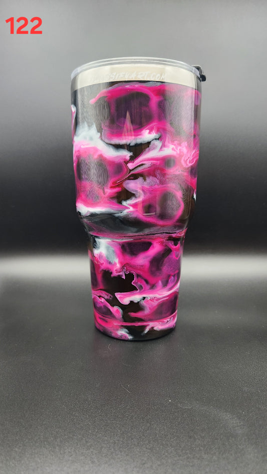 #122 30 oz Tumbler with Lid and Straw