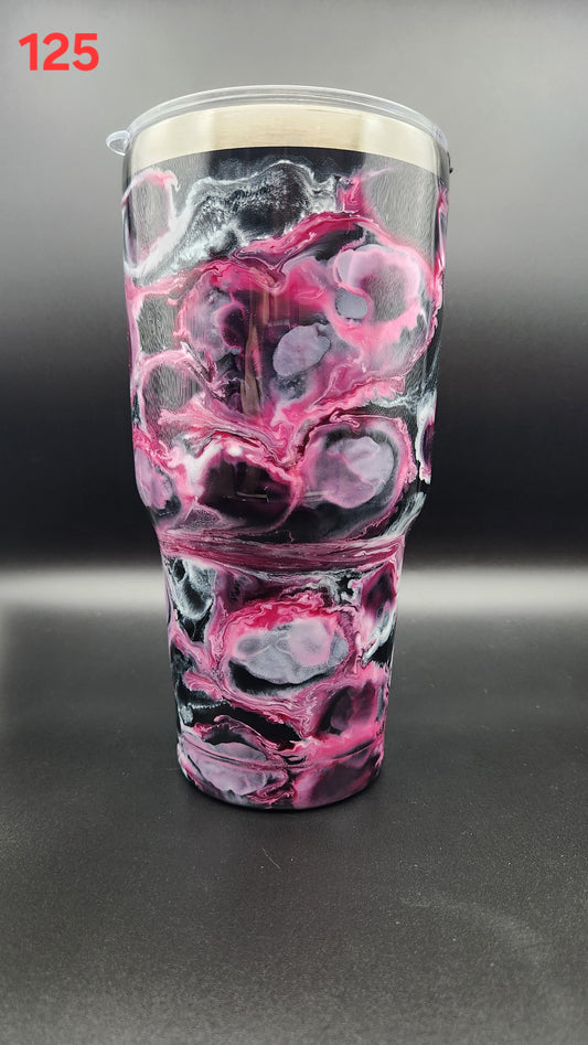 #125 30 oz Tumbler with Lid and Straw