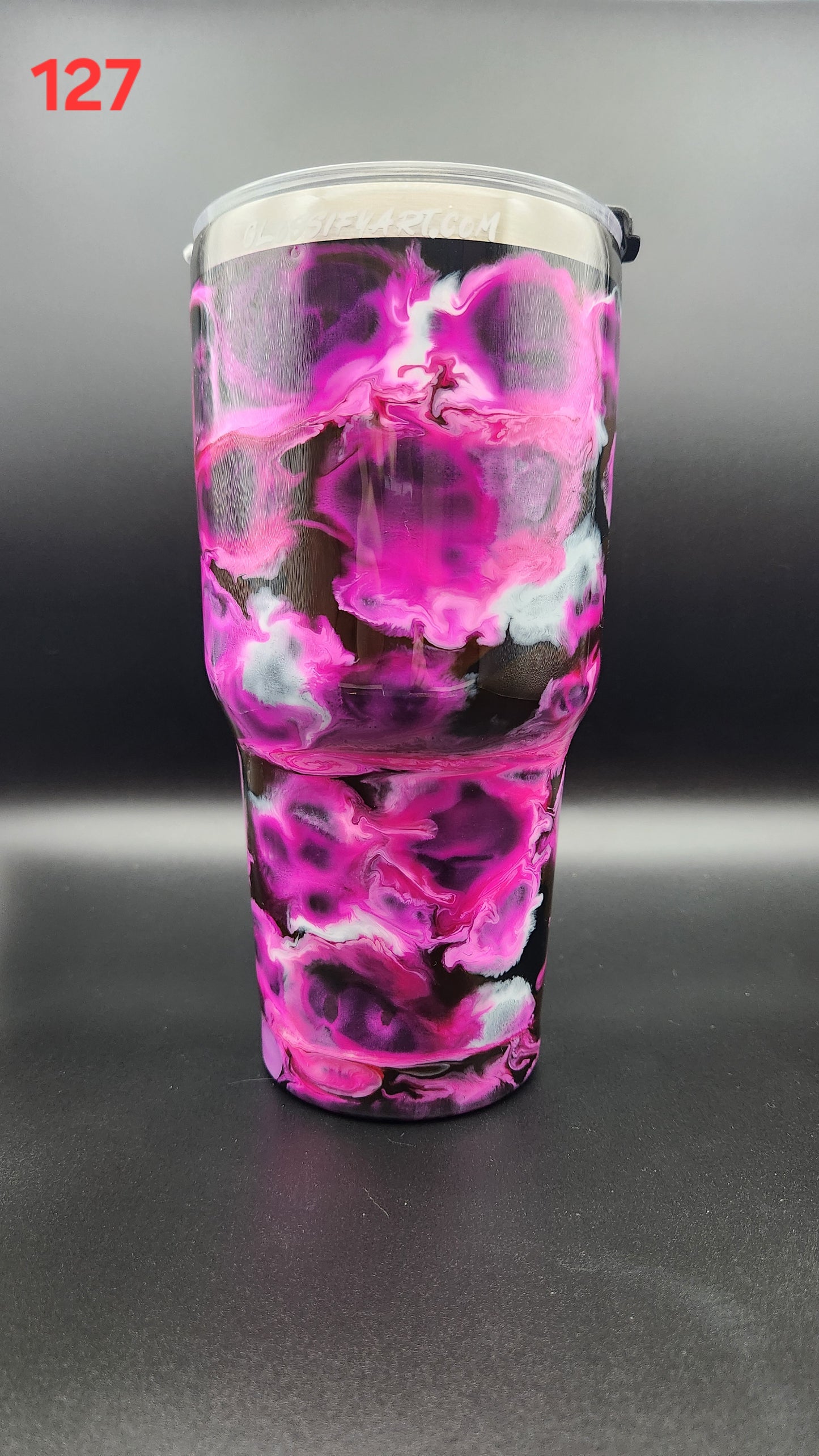 #127 30 oz Tumbler with Lid and Straw