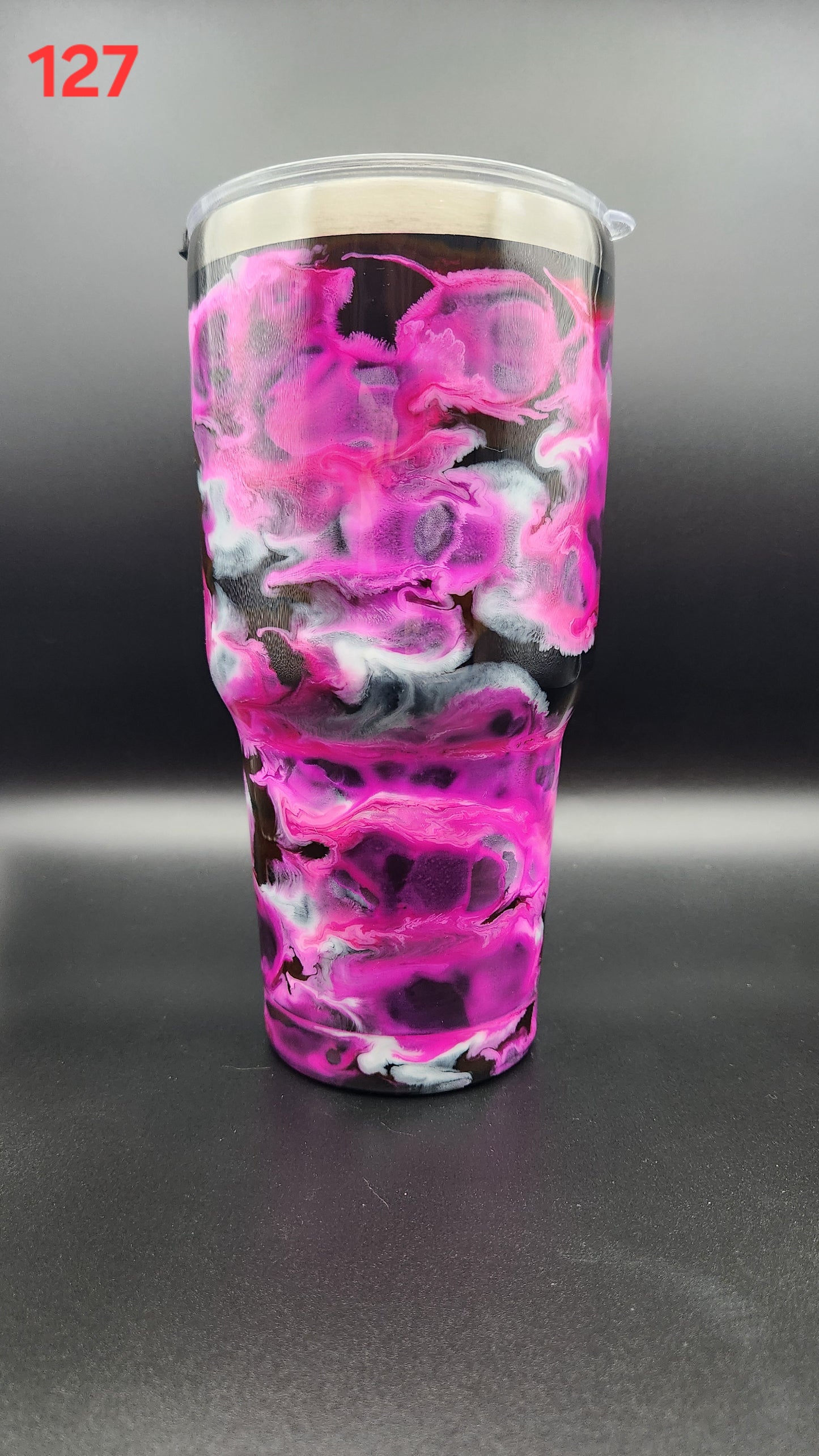 #127 30 oz Tumbler with Lid and Straw