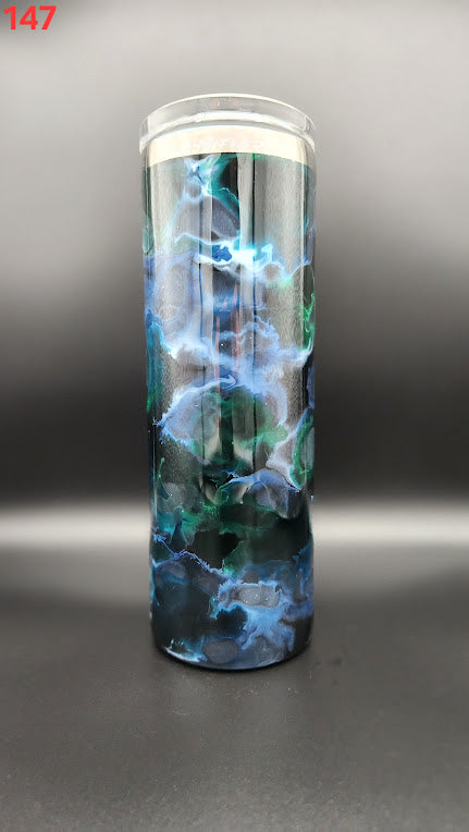 #147 20 oz Skinny Tumbler with Lid and Straw