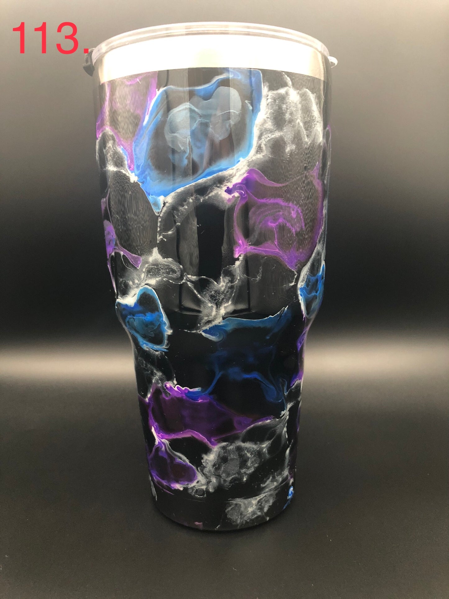 #113 30 oz Tumbler with Lid and Straw