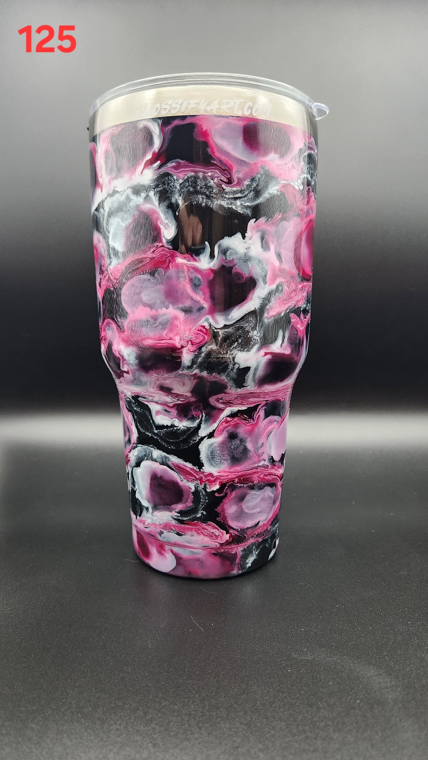 #125 30 oz Tumbler with Lid and Straw