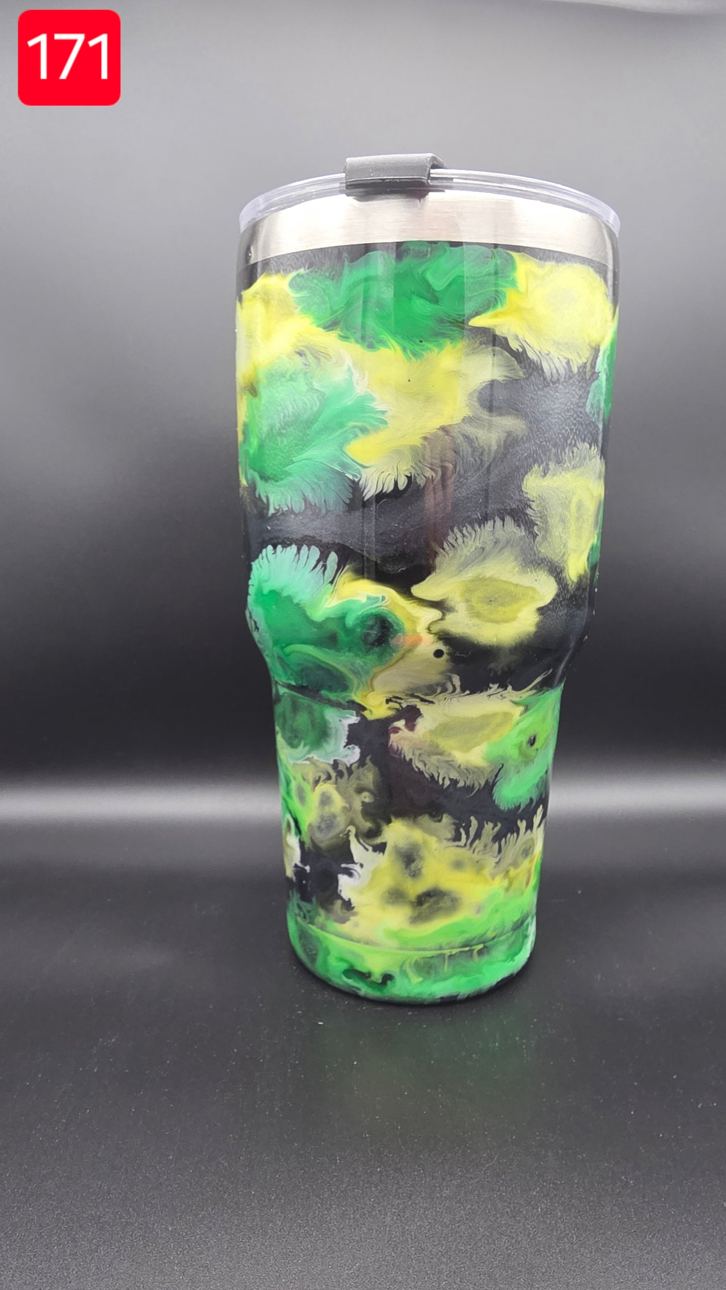 #171 30 oz Tumbler with Lid and Straw