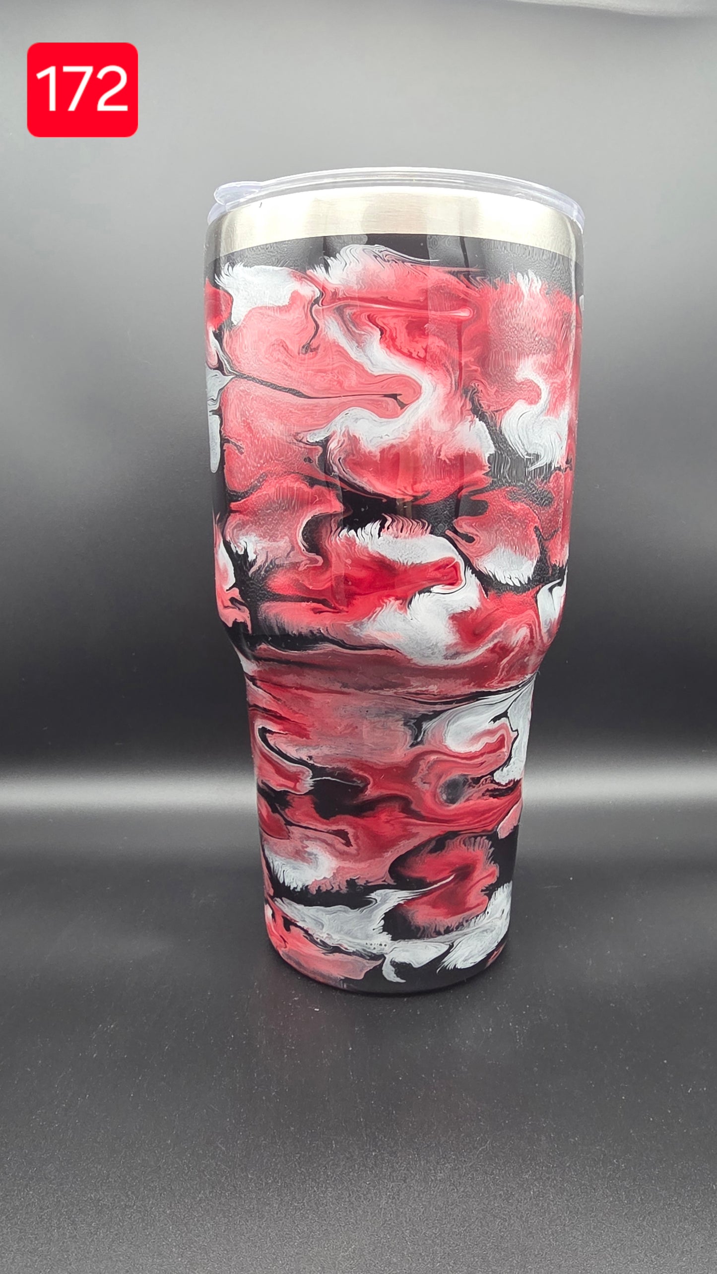 #172 30 oz Tumbler with Lid and Straw